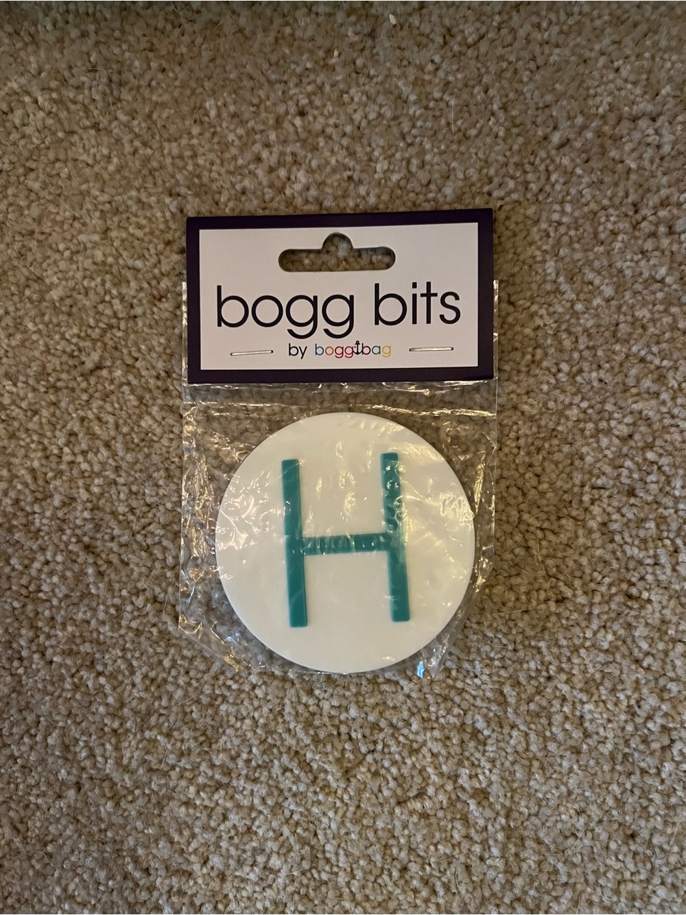 Bogg Bits Letter H Button